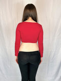 Canada Long Sleeve Crop Top / Made in USA