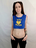Go Dubs Warriors Blue Crop Top / Cropped Tank Top / Made in USA