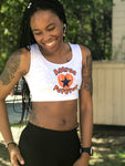 Astros Forever White Form-Fitting Crop Top / Cropped Tank Top