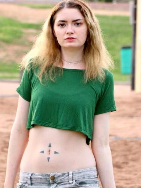 Loose Boxy Green Short Sleeve Crop Top / Made in USA