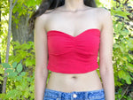 Red Crop Tube Top